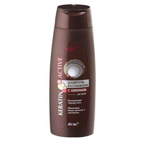 

Шампунь-восстановление для волос с кератином, Keratin Active Витекс