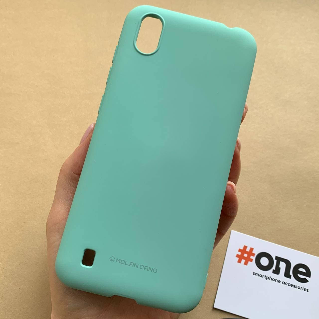 

Чехол для ZTE Blade A7 2019 плотный силиконовый однотонный чехол на зте блейд а7 2019 бирюзовый