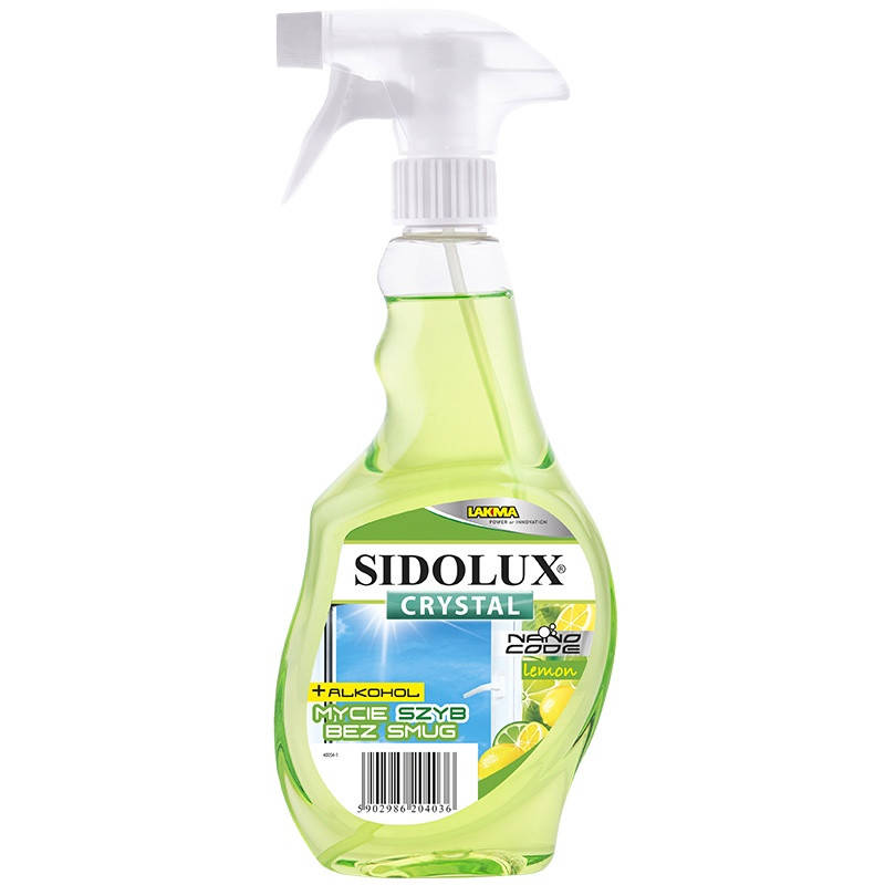 

Средство для мытья окон и стекла Sidolux Crystal, 0.5 л, Лимон