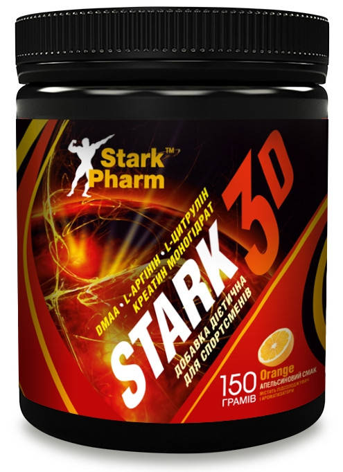 

Предтренировочный комплекс Stark Pharm - Stark 3D (Mix D-MAA & PUMP) (150 грамм)