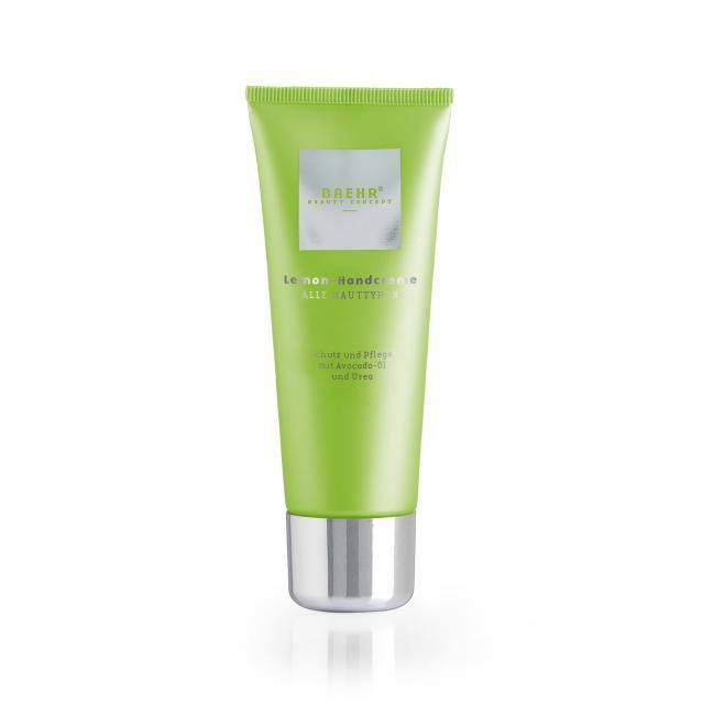 

Крем для рук с маслом авокадо и мочевиной Lemon-Handcreme Baehr 75мл