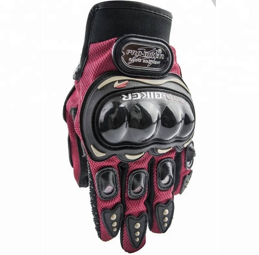 

Мото перчатки защитные дышащие pro-baiker L  XXL, Красный