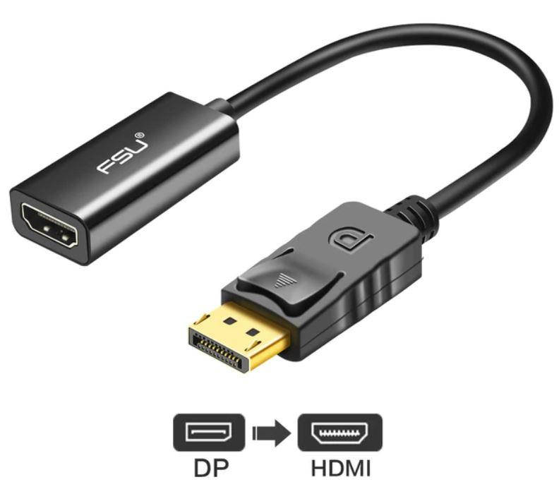 

Переходник DisplayPort к HDMI, Черный