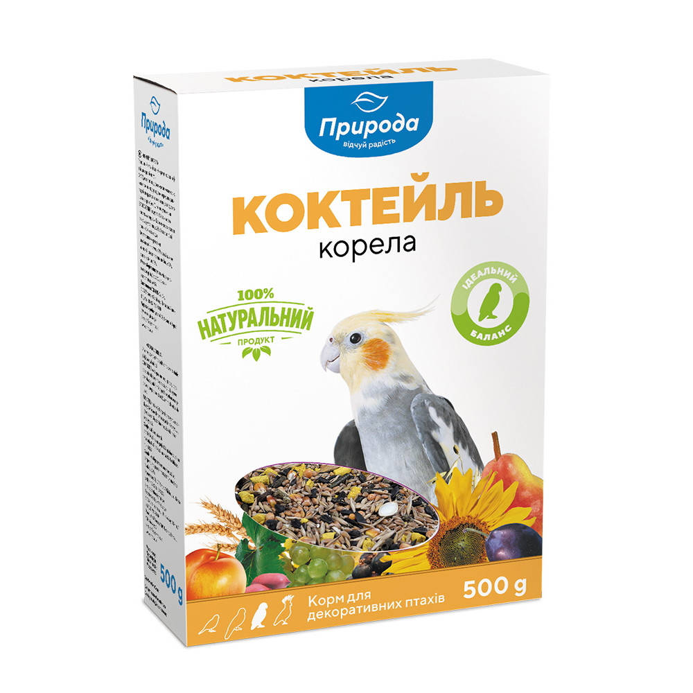

Коктейль Корелла полноценный корм для средних попугаев 500г