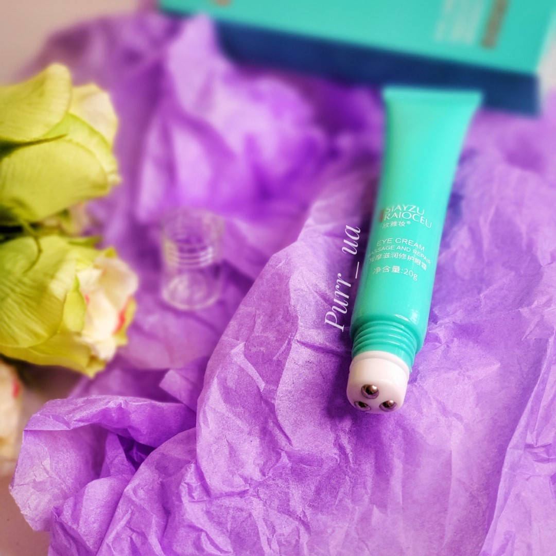 

Крем для кожи вокруг глаз Siayzu Raioceu Firming с массажными роликами, 20 грамм