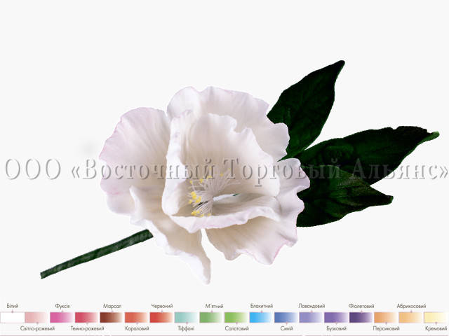 

Букет из мастики - Пион малый Св. Розовый d-90 мм