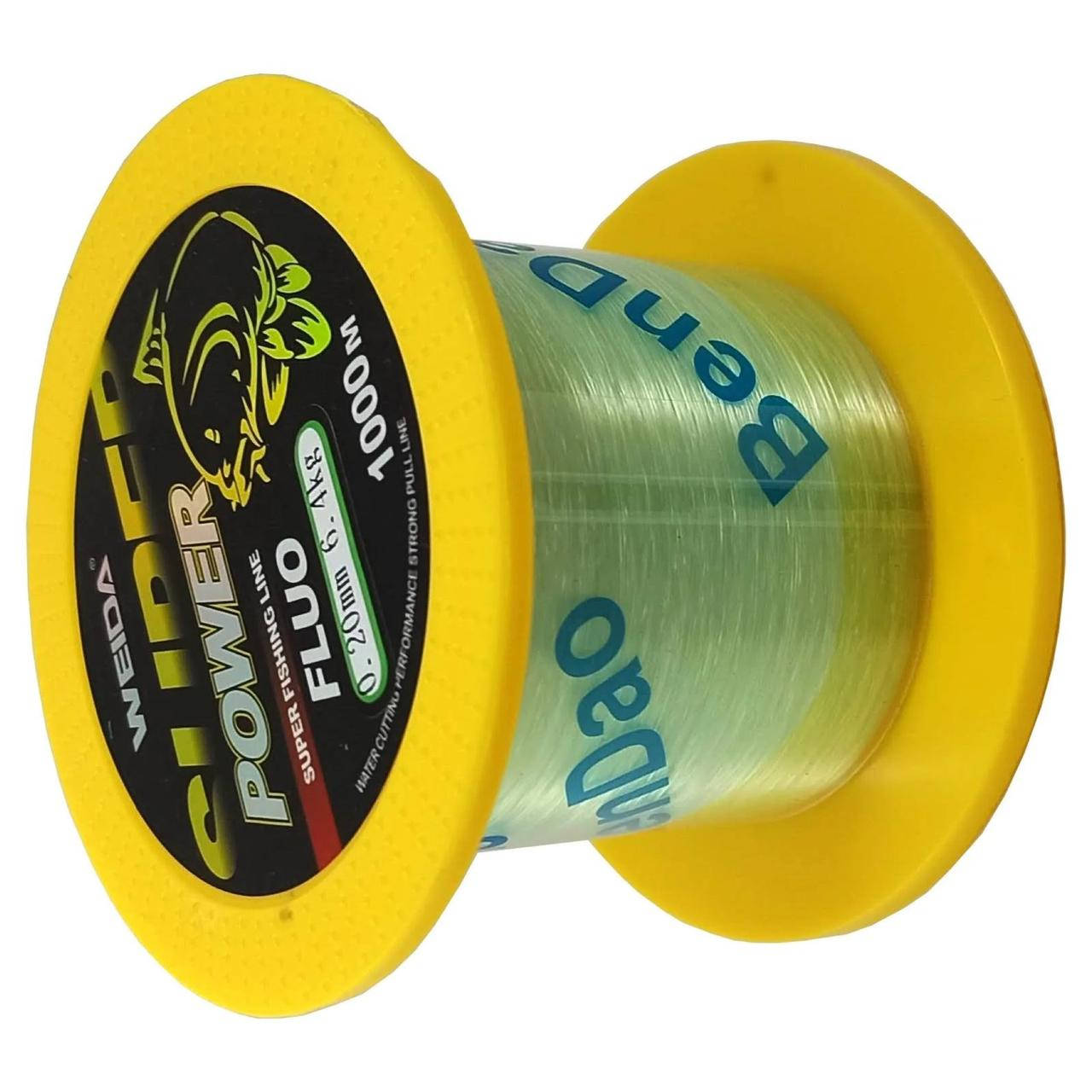 

Леска Weida Super Power Fluo 0.20 - 0.60 mm 1000м 0.25, Зелёный