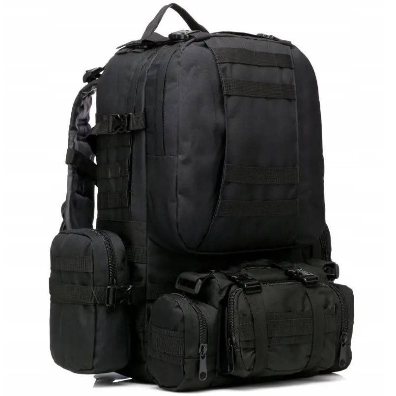 

Тактический армейский военный рюкзак RANGER 50L, Черный