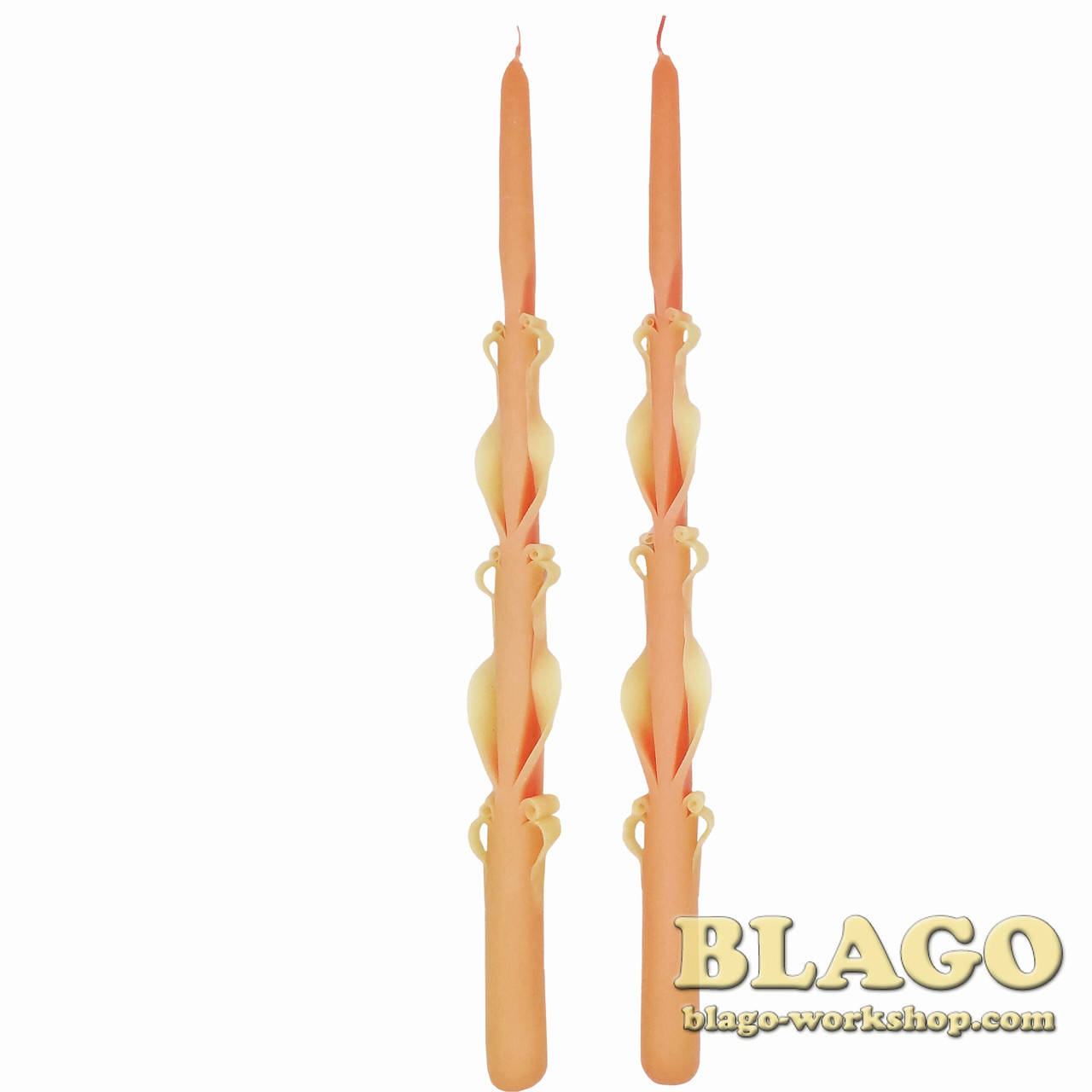 

Свічки Вінчальні воскові, Свечи Венчальные восковые, Wedding candles, 36см