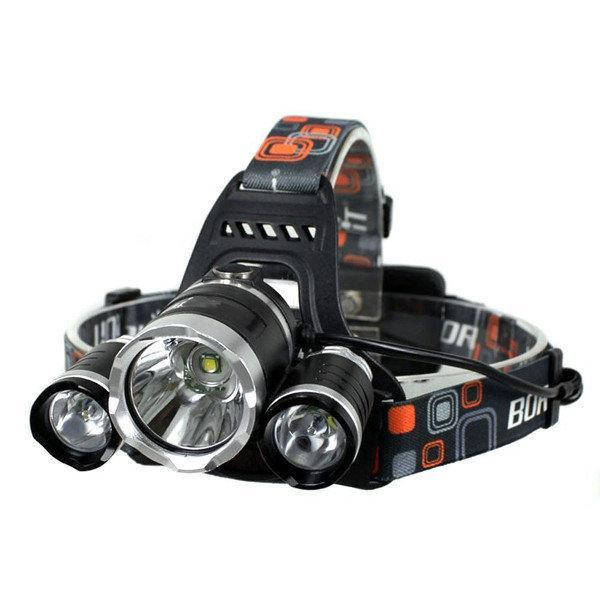 

Налобный фонарь Bailong Rj-3000 T6 на 3 LED лампы, Черный