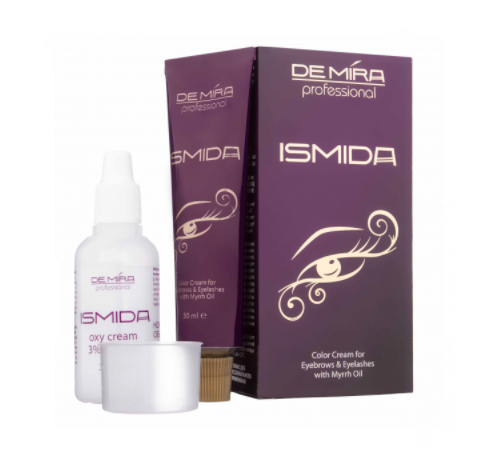 

Крем-краска для бровей и ресниц DeMira Professional "Ismida" 2 Коричневая 30 мл