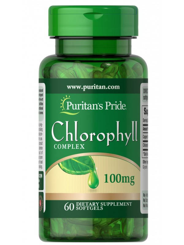 

Puritan's Pride Chlorophyll Complex 100 mg 60 Softgels