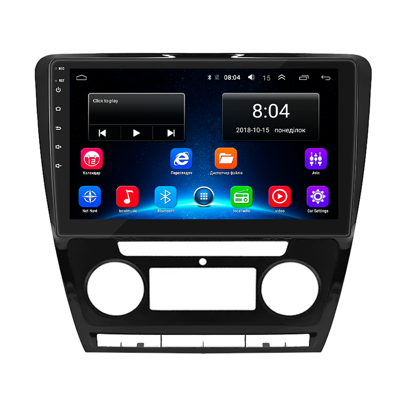 

Штатная магнитола Lesko для Skoda Octavia II (A5) Рестайлинг 2008-2013 экран 10" 2/32Gb/ Wi-Fi GPS Optima