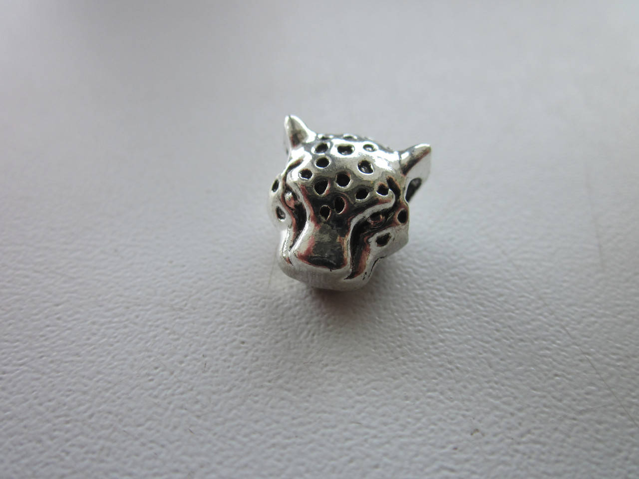 

Бусина металлическая ("никель")