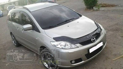 

ДЕФЛЕКТОР КАПОТА, МУХОБОЙКА MAZDA 5 2005-2010 VIP TUNING