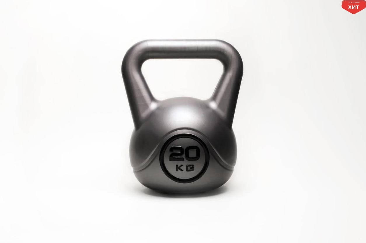 

Гири для кроссфита 20 кг спортивные Crossfit, Серый