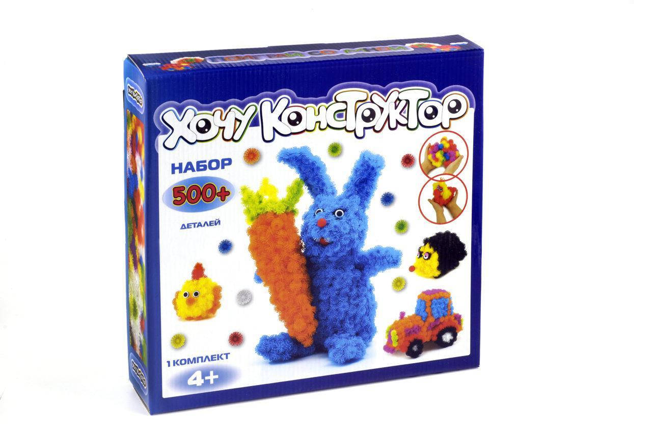 

Конструктор из липучек-репейников ХоКо 8 цветов 466 шт, Красный