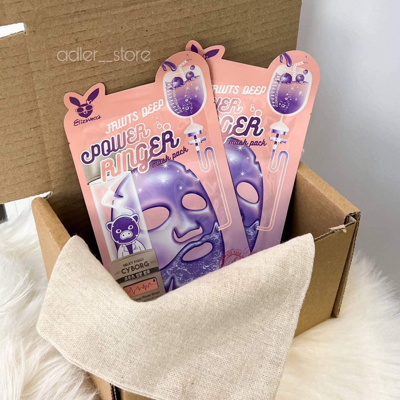 

Маска для лица Elizavecca Face Care Fruits Deep Power Ringer Mask Pack 23 мл
