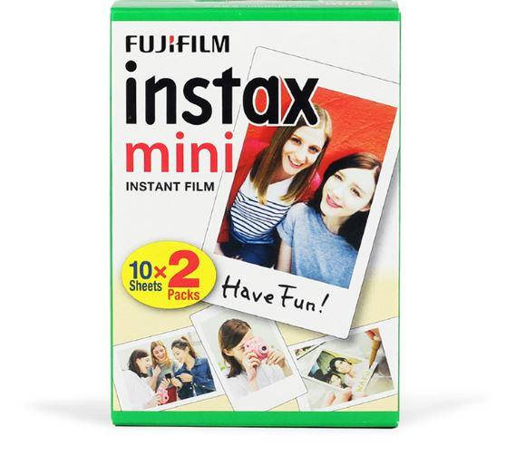 

Фотопленка Fujifilm Instax Mini c 2-я картриджа по 10 снимков для камер моментальной печати Mini 8, 8+, 9, 11