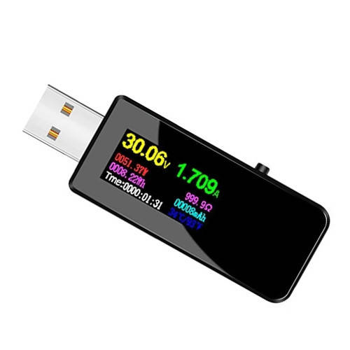 

USB тестер 13в1 тока напряжения емкости мАч Вт Втч D+ D- AtorchU96