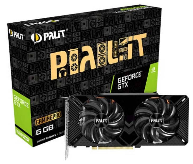 

Видеокарта GF GTX 1660 Super 6GB GDDR6 GamingPro Palit (NE6166S018J9-1160A-1)