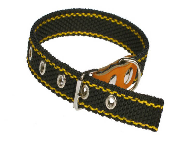 

Ошейник 35мм двойной нейлон, Черный