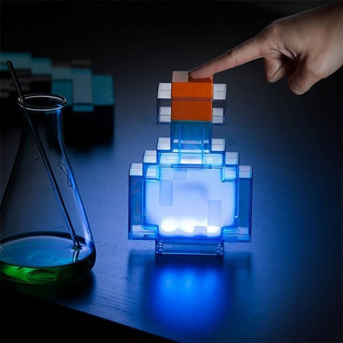 

ОРИГИНАЛ Led Ночник Бутылка с зельем из Майнкрафт Minecraft ThinkGeek Original, Разные цвета