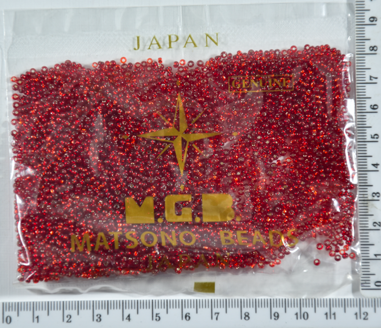

Бисер №11/0 "MATSUNO"-Япония(50гр) №38т. красн уп=1шт