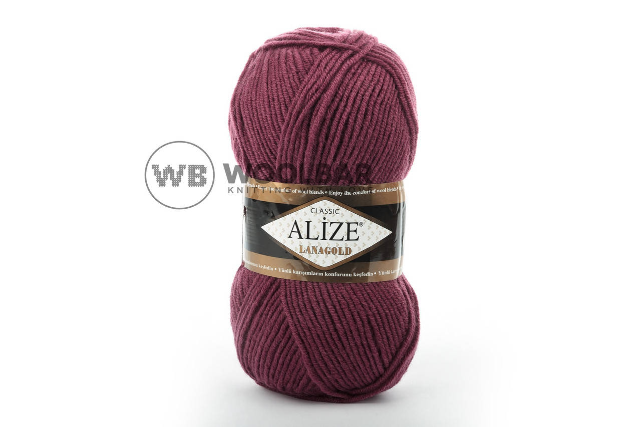 

Пряжа Alize Lanagold Classic 136 виноград