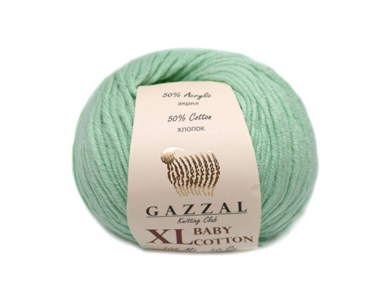 

Gazzal Baby Cotton XL, водяная зелень №3425