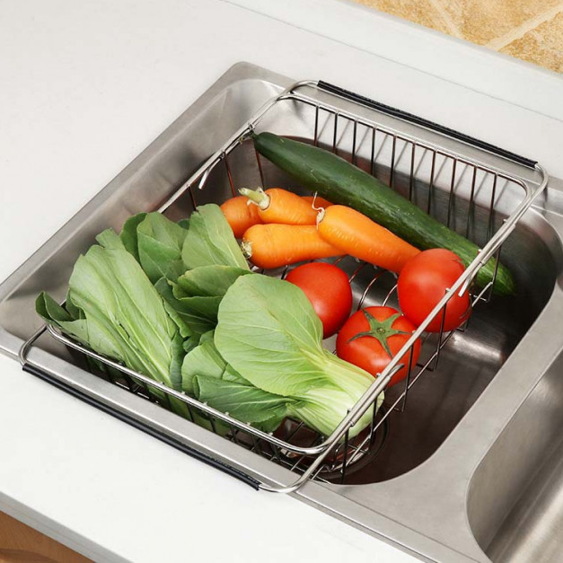 

Корзина для кухонной мойки Platinum ZP-C4 раздвижная