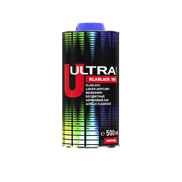 

Лак акриловый NOVOL ULTRA KLARLACK 300 2+1 0.5 л. + отвердитель 0,25 л., Бесцветный