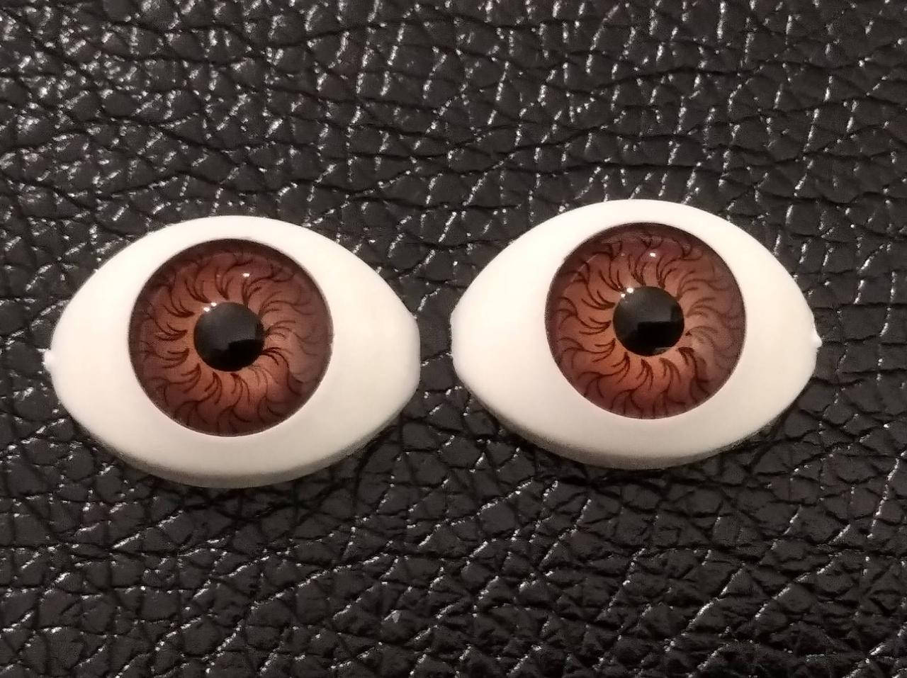 

Глазки рыбки 23 мм, карие, 23/5 Размер – 16х23 мм