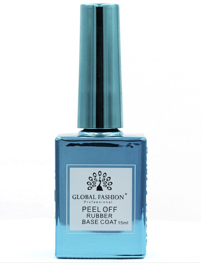

Peel Off Rubber Base Coat Global Fashion-Легкоудаляемая каучуковая база, 15мл