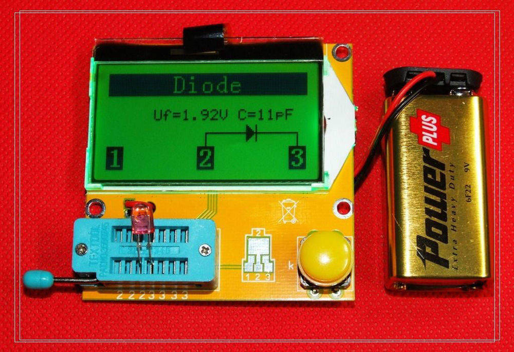 

Многофункциональный мультиметр ESR LCR c большим ЖК