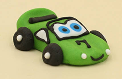 

Цукрова прикраса для торта Машинка маленька Зеленый