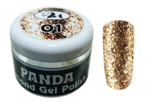 

Гель-лак Diamond Collection PANDA 01 Бронзовый , 5 Г