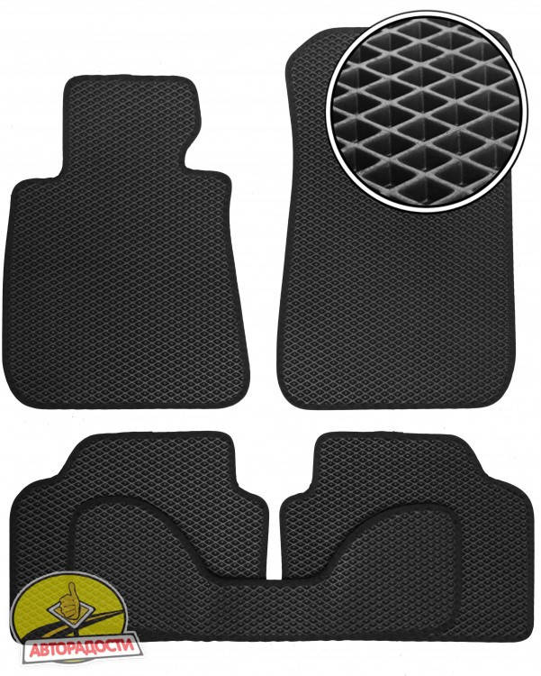 

Коврики в салон для BMW 3 E90 '05-11, EVA-полимерные, черные (Kinetic), Черный