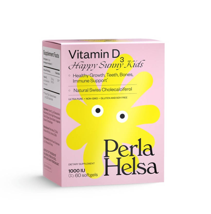

Витамин D3 KIDS 1000 IU Perla Helsa vitamin D 3 ( Перла Хелса витамин Д 3)