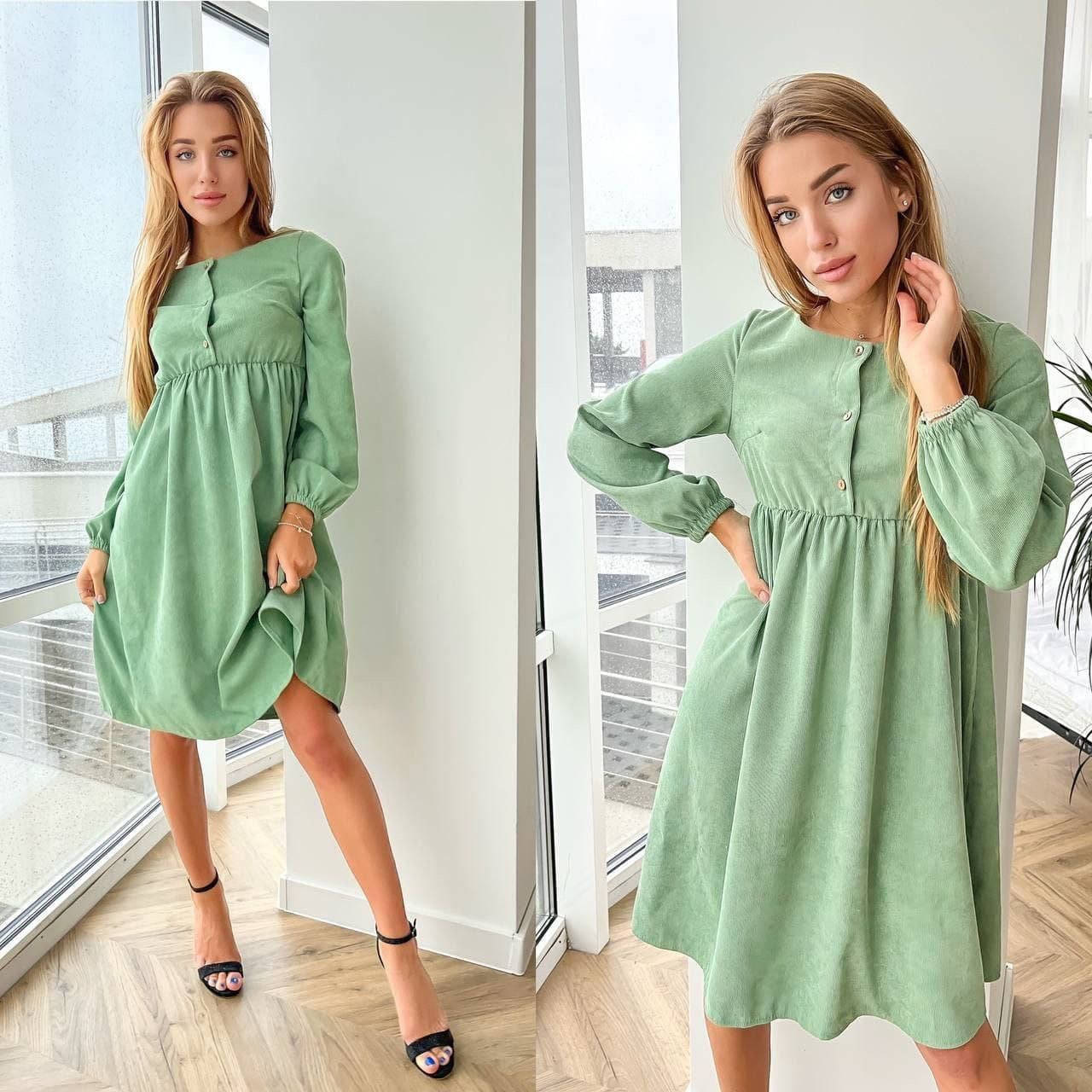 

❤️ Женское Вельветовое платье ❤️ Размеры: 42-44, 46-48, 50-52 Микровельвет