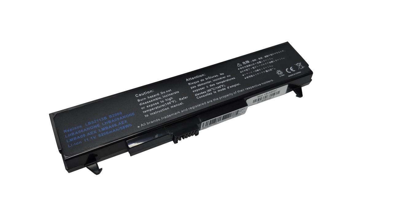 

Аккумулятор для ноутбука LG LB52113B R400 11.1V Black 5200mAh OEM, Черный