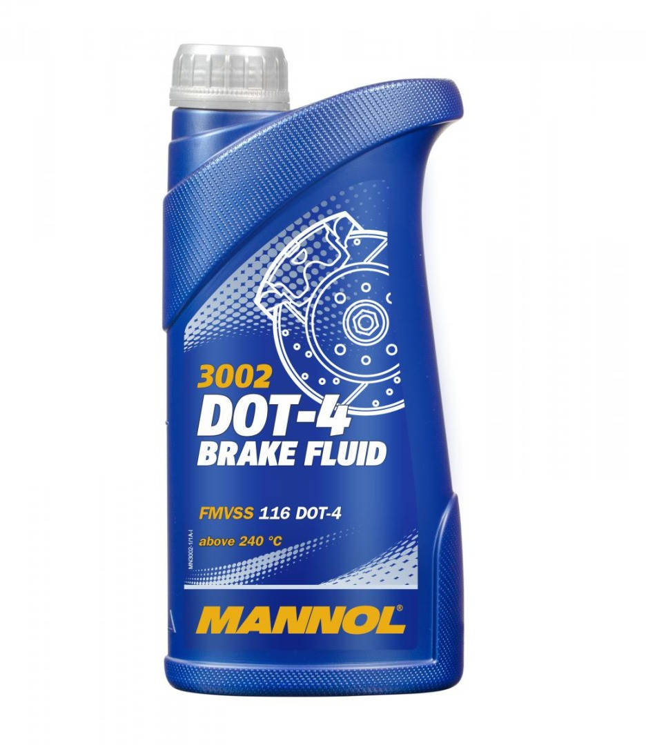 

MANNOL BRAKE FLUID DOT-4 1L - ЖИДКОСТЬ ТОРМОЗНАЯ (3002)/MN3002-1