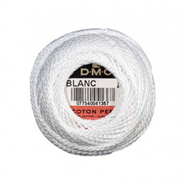 

Нитка DMC Perle Cotton Size 8 - #BLANC