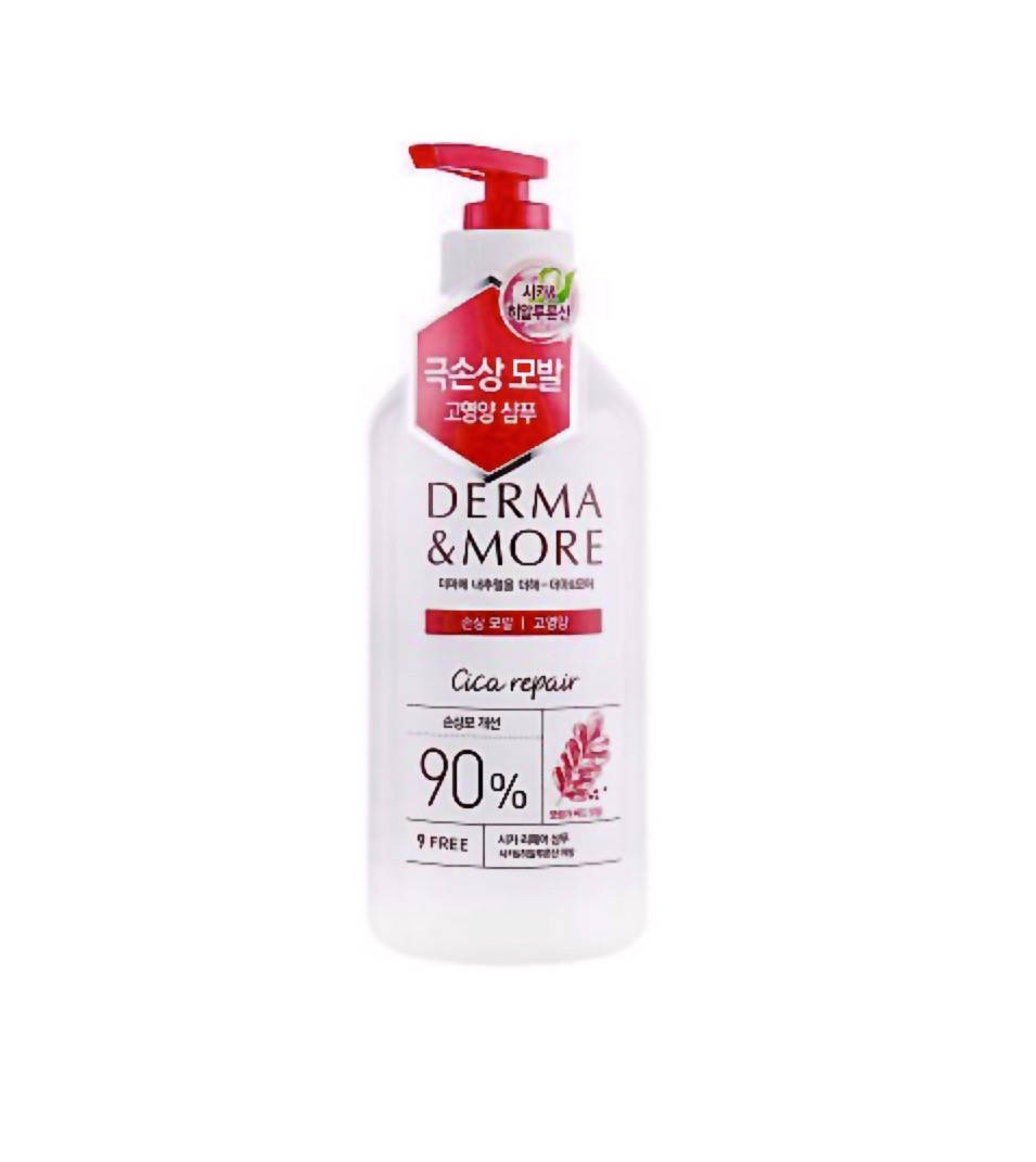 

Шампунь для волос восстанавливающий KeraSys Derma & More Cica Repair Shampoo 600 мл