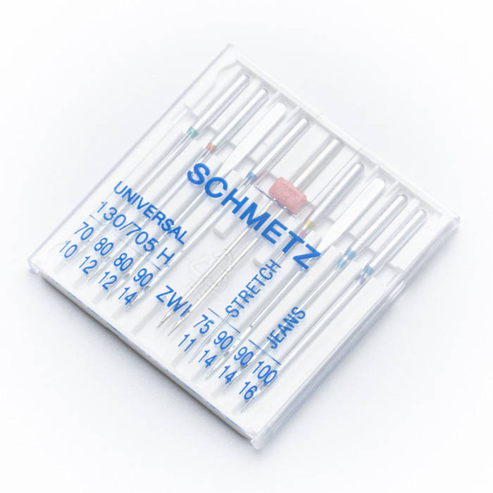 

Набор игл для бытовых швейных машин SCHMETZ COMBI-BOX 130/705 H SORT KNS 9 шт