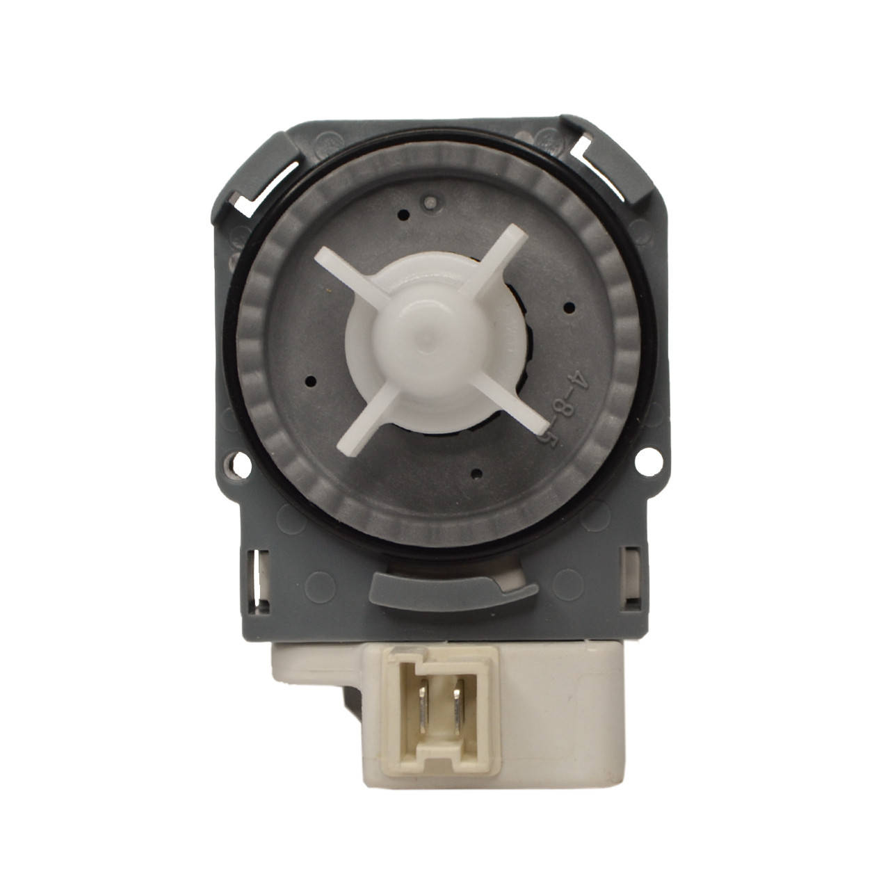 

Насос сливной для стиральной машины HANYU B20-6AZC 30W на 3 защелках клеммы слитно спереди.