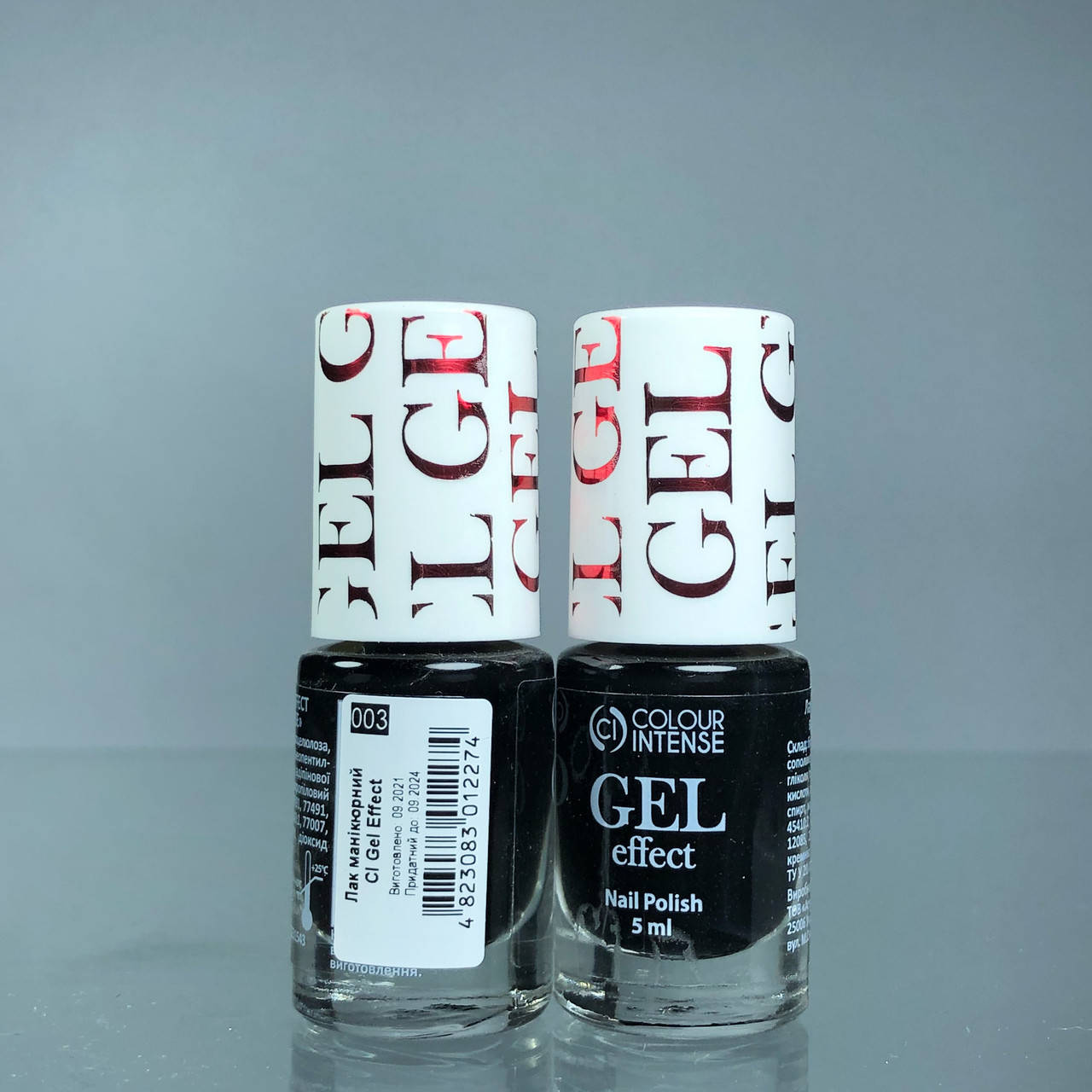 

Лак для ногтей Colour Intense Gel Effect 5 мл CI 65 № 003 Матовый Чёрный
