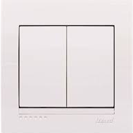 

Выключатель двойной Lezard deriy