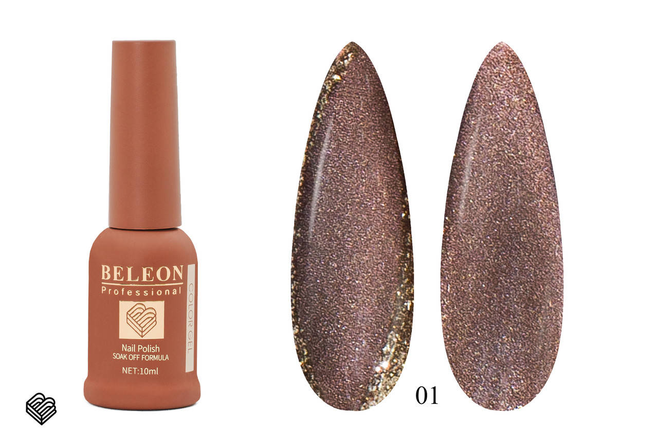 

Гель-лак BELEON Peacock Cat Eye 10мл №01