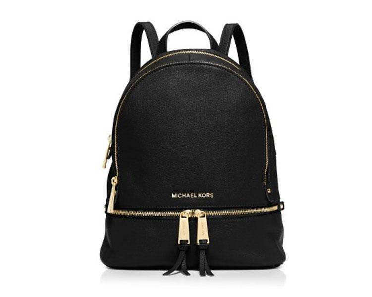 

Женский кожаный рюкзак Michael Kors Big (2821-1) Lux, Черный